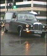 Joe Strummer's funeral cortege