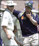 Hoggard and Yorkshire captain Darren Lehmann
