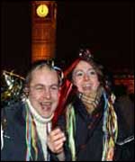 New Year's Eve revellers