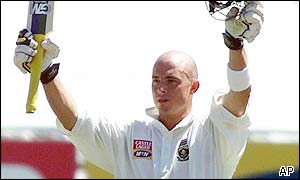 Gibbs smashed 228, the second-fastest ever Test double century taking just 211 deliveries with 26 fours and five sixes