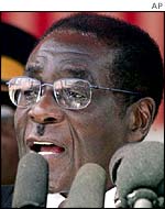 Zimbabwe President Robert Mugabe