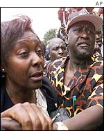 Narc leaders Charity Ngilu and Raila Odinga