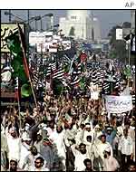 Pro-Taleban rally in Rawalpindi