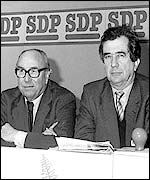 Roy Jenkins (left) and Mr Bill Rodgers