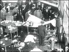 Leonardo da Vinci airport after the shootings