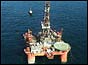 North Sea oil rig