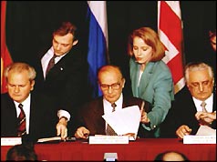 Peace agreement signing