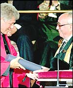 Lord Jenkins and President Clinton