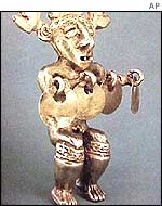 Gold figurine from the galleon Nuestra Senora de Atocha