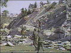 Remains of the US Battalion Landing Team headquarters