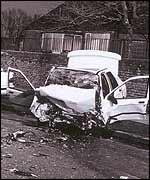 Scene of triple fatal accident