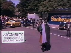 Photograph of Motability launch at Earl's Court