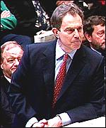 Prime Minister Tony Blair at question time