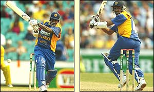 Sanath Jayasuriya and Marvan Atapattu hit out