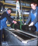 Cannon being restored