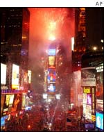 Times Square on New Years Eve 