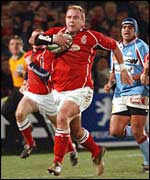 Llanelli No 8 Scott Quinnell