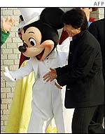Mickey Mouse and Jackie Chan