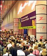 Crowds at CES in Las Vegas