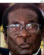 Zimbabwe's President Robert Mugabe