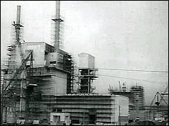Atomic power station under construction
