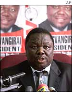MDC leader Morgan Tsvangirai 