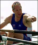 Sir Stephen Redgrave in Olympic action