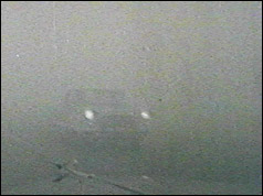 Car in fog