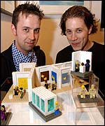 The Little Artists: Darren Neave (left) and John Cake