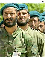 Afghan army troops