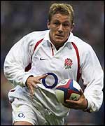 Jonny Wilkinson in action for England