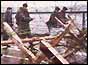 Army barricade on Craigavon Bridge