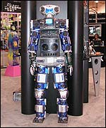 Robot made out of hi-fi units