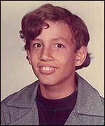 Jackie Elliott as a child