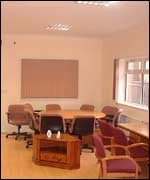 Interior of the new hall