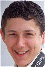Tim Bresnan of the England U19 