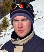 British ski Instructor Adam Cherry