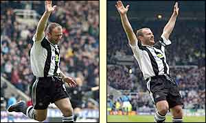 Alan Shearer returns from suspension to score after just ten seconds