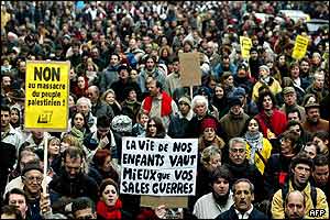 Anti-war rally in Paris