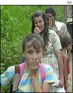 A family from San Carlos, the scene of a massacre