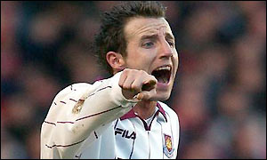 Lee Bowyer encourages his team-mates