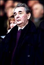 Former Nottingham Forest and Derby manager Brian Clough