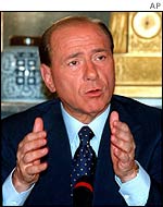 Italian Prime Minister Silvio Berlusconi