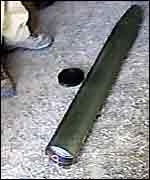 Warhead found by UN inspectors on 16 January