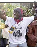 Supporter of Mwai Kibaki