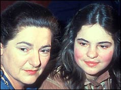 Annabel Schild (right) with her mother