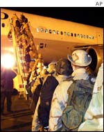 US troops leaving their German base for the Gulf