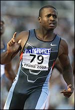 Sprinter Tim Montgomery