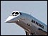 Front of Concorde showing pointed nose