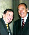 German Chancellor Schroeder and French President Chirac